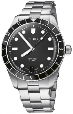 Buy this new Oris Divers Sixty-Five 40mm 01 400 7772 4054-07 8 20 18 mens watch for the discount price of £2,531.00. UK Retailer.