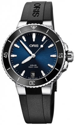 Buy this new Oris Aquis Date 36.5mm 01 733 7731 4135-07 4 18 64FC ladies watch for the discount price of £1,275.00. UK Retailer.