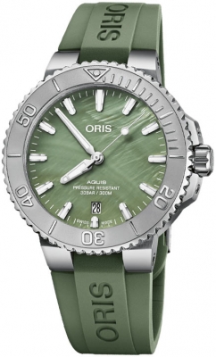 Buy this new Oris Aquis Date 41.5mm 01 733 7766 4187-Set mens watch for the discount price of £1,805.00. UK Retailer.