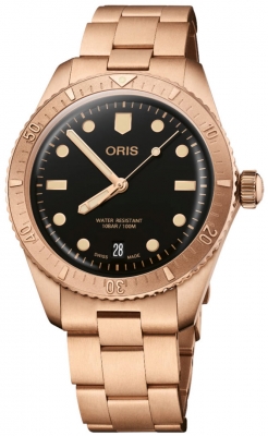 Buy this new Oris Divers Sixty Five 38mm 01 733 7771 3154-07 8 19 15 midsize watch for the discount price of £2,125.00. UK Retailer.