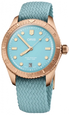 Buy this new Oris Divers Sixty Five 38mm 01 733 7771 3155-07 3 19 02BRS midsize watch for the discount price of £1,980.00. UK Retailer.