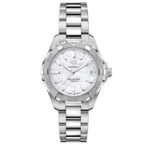 Buy this new Tag Heuer Aquaracer Quartz Ladies 32mm wbd1311.ba0740 ladies watch for the discount price of £1,125.00. UK Retailer.