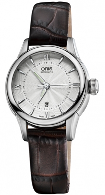 Buy this new Oris Artelier Date 31mm 01 561 7687 4071-07 5 14 70FC ladies watch for the discount price of £748.00. UK Retailer.