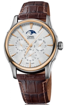Buy this new Oris Artelier Complication 01 582 7689 6351-07 1 21 73FC mens watch for the discount price of £2,132.00. UK Retailer.