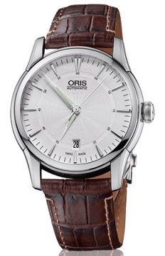 Buy this new Oris Artelier Date 40mm 01 733 7670 4051-07 1 21 73FC mens watch for the discount price of £902.00. UK Retailer.
