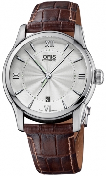Buy this new Oris Artelier Date 40mm 01 733 7670 4071-07 5 21 70FC mens watch for the discount price of £720.00. UK Retailer.