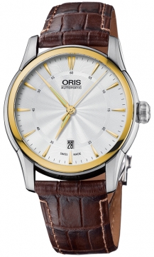 Buy this new Oris Artelier Date 40mm 01 733 7670 4351-07 5 21 70FC mens watch for the discount price of £861.00. UK Retailer.