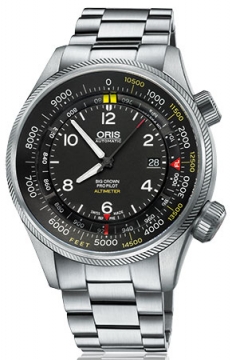 Buy this new Oris Big Crown ProPilot Altimeter with Feet Scale 47mm 01 733 7705 4134-07 8 23 19 mens watch for the discount price of £2,635.00. UK Retailer.