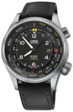 Buy this new Oris Big Crown ProPilot Altimeter with Feet Scale 47mm 01 733 7705 4134-07 5 23 19FC mens watch for the discount price of £2,422.00. UK Retailer.