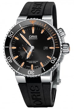 Buy this new Oris Aquis Carlos Coste 01 743 7709 7184-Set RS mens watch for the discount price of £1,631.00. UK Retailer.
