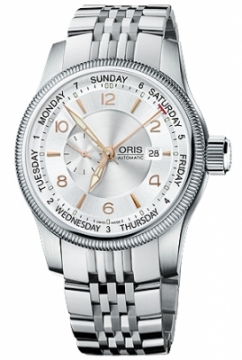 Buy this new Oris Big Crown Small Second, Pointer Day 44mm 01 745 7629 4061-07 8 22 76 mens watch for the discount price of £850.00. UK Retailer.