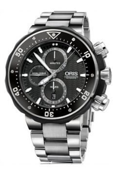 Buy this new Oris ProDiver Chronograph 51mm 01 774 7683 7154-Set mens watch for the discount price of £2,480.00. UK Retailer.