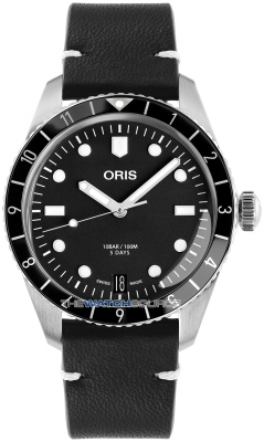 Buy this new Oris Divers Sixty-Five 40mm 01 400 7772 4054-07 5 20 82 mens watch for the discount price of £2,407.00. UK Retailer.