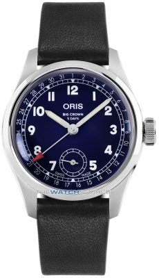 Buy this new Oris Big Crown Pointer Date Calibre 403 38mm 01 403 7776 4065-07 5 19 11 mens watch for the discount price of £2,592.00. UK Retailer.