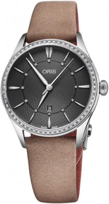Buy this new Oris Artelier Date 33mm 01 561 7724 4953-07 5 17 33FC ladies watch for the discount price of £2,006.00. UK Retailer.