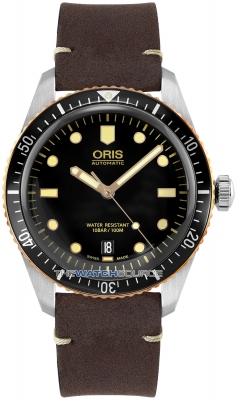 Buy this new Oris Divers Sixty-Five 40mm 01 733 7707 4354-07 5 20 55 mens watch for the discount price of £1,700.00. UK Retailer.