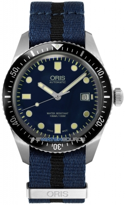 Buy this new Oris Divers Sixty-Five 42mm 01 733 7720 4055-07 5 21 28FC mens watch for the discount price of £1,615.00. UK Retailer.