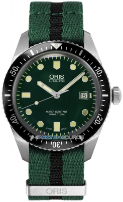 Buy this new Oris Divers Sixty-Five 42mm 01 733 7720 4057-07 5 21 25FC mens watch for the discount price of £1,445.00. UK Retailer.