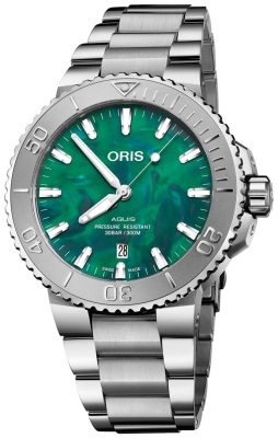 Buy this new Oris Aquis Date 43.5mm 01 733 7730 4137-07 8 24 05PEB mens watch for the discount price of £1,660.00. UK Retailer.