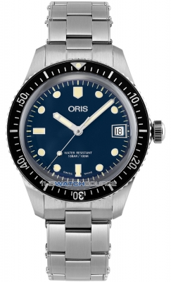 Buy this new Oris Divers Sixty Five 36mm 01 733 7747 4055-07 8 17 18 midsize watch for the discount price of £1,785.00. UK Retailer.