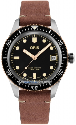 Buy this new Oris Divers Sixty Five 36mm 01 733 7747 4354-07 5 17 45 midsize watch for the discount price of £1,445.00. UK Retailer.