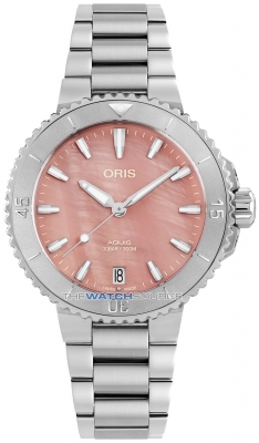 Buy this new Oris Aquis Date 36.5mm 01 733 7770 4158-07 8 18 05P ladies watch for the discount price of £1,700.00. UK Retailer.