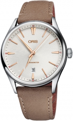 Buy this new Oris Artelier Chronometer Date 01 737 7721 4031-07 5 21 33FC mens watch for the discount price of £1,190.00. UK Retailer.