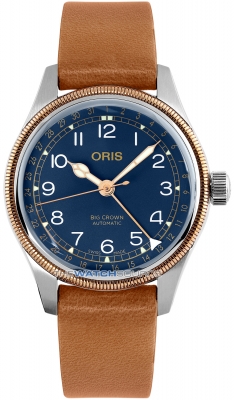 Buy this new Oris Big Crown Pointer Date 36mm 01 754 7749 4365-07 5 17 66G midsize watch for the discount price of £1,360.00. UK Retailer.