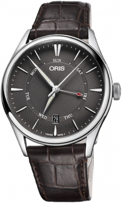 Buy this new Oris Artelier Pointer Day Date 01 755 7742 4053-07 5 21 65FC mens watch for the discount price of £1,190.00. UK Retailer.
