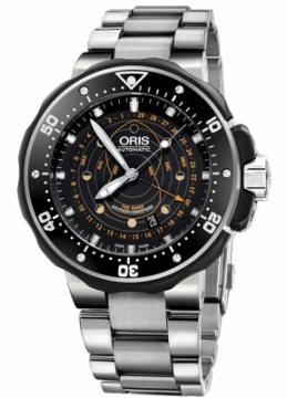 Buy this new Oris ProDiver Pointer Moon 49mm 01 761 7682 7134-Set Southern Hemisphere mens watch for the discount price of £2,361.60. UK Retailer.
