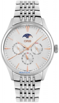 Buy this new Oris Artelier Complication 01 781 7729 4031-07 8 21 79 mens watch for the discount price of £1,827.00. UK Retailer.