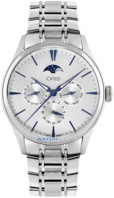 Buy this new Oris Artelier Complication 01 781 7729 4051-07 8 21 88 mens watch for the discount price of £1,827.00. UK Retailer.