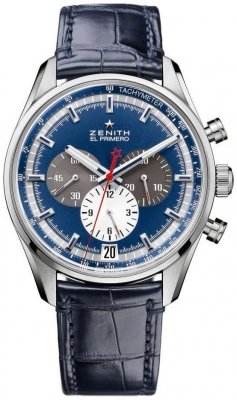 Buy this new Zenith Chronomaster El Primero 42mm 03.2040.400/53.c700 mens watch for the discount price of £4,565.00. UK Retailer.