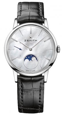 Buy this new Zenith Elite Ultra Thin Lady Moonphase 36mm 03.2320.692/80.c714 ladies watch for the discount price of £3,901.00. UK Retailer.