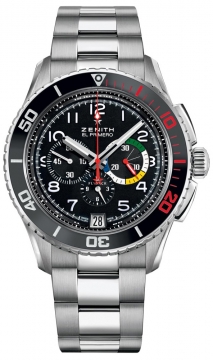 Buy this new Zenith El Primero Stratos Flyback Rainbow 03.2061.405/21.m2060 mens watch for the discount price of £5,630.00. UK Retailer.