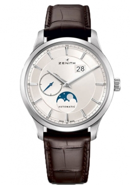 Buy this new Zenith Elite Moonphase 03.2143.691/01.c498 mens watch for the discount price of £4,715.00. UK Retailer.