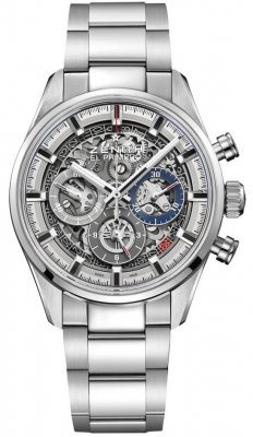 Buy this new Zenith Chronomaster El Primero Full Open 38mm 03.2153.400/78.m2150 mens watch for the discount price of £7,221.00. UK Retailer.