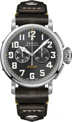 Buy this new Zenith Pilot Type 20 Chronograph 03.2434.4069/20.I010 mens watch for the discount price of £5,896.00. UK Retailer.