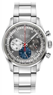 Buy this new Zenith Chronomaster El Primero 38mm 03.2150.400/26.m2150 mens watch for the discount price of £4,897.00. UK Retailer.