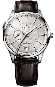 Buy this new Zenith Elite Dual Time 03.2130.682/02.C498 mens watch for the discount price of £4,546.00. UK Retailer.