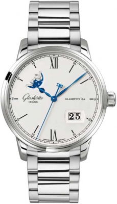 Buy this new Glashutte Original Senator Excellence Panorama Date Moonphase 40mm 1-36-04-01-02-71 mens watch for the discount price of £9,435.00. UK Retailer.