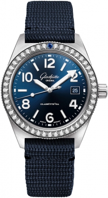 Buy this new Glashutte Original SeaQ Automatic 39.5mm 1-39-11-09-82-34 midsize watch for the discount price of £12,070.00. UK Retailer.