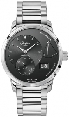 Buy this new Glashutte Original PanoReserve Manual Wind 40mm 1-65-01-23-12-71 mens watch for the discount price of £8,000.00. UK Retailer.
