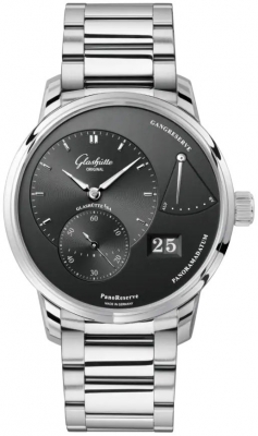 Glashutte Original PanoReserve Manual Wind 40mm 1-65-01-23-12-71 watch