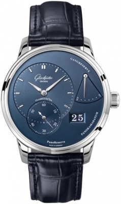 Buy this new Glashutte Original PanoReserve Manual Wind 40mm 1-65-01-26-12-61 mens watch for the discount price of £8,585.00. UK Retailer.