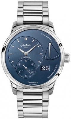 Buy this new Glashutte Original PanoReserve Manual Wind 40mm 1-65-01-26-12-71 mens watch for the discount price of £9,350.00. UK Retailer.