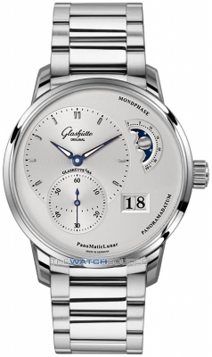 Buy this new Glashutte Original PanoMaticLunar 1-90-02-42-32-71 mens watch for the discount price of £9,350.00. UK Retailer.