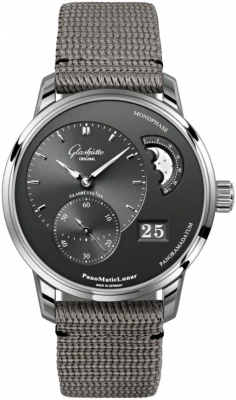 Buy this new Glashutte Original PanoMaticLunar 1-90-02-43-32-66 mens watch for the discount price of £8,585.00. UK Retailer.