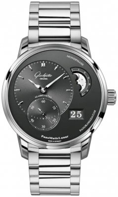 Buy this new Glashutte Original PanoMaticLunar 1-90-02-43-32-71 mens watch for the discount price of £9,350.00. UK Retailer.