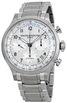 Buy this new Baume & Mercier Capeland Chronograph 44mm 10064 mens watch for the discount price of £2,600.00. UK Retailer.